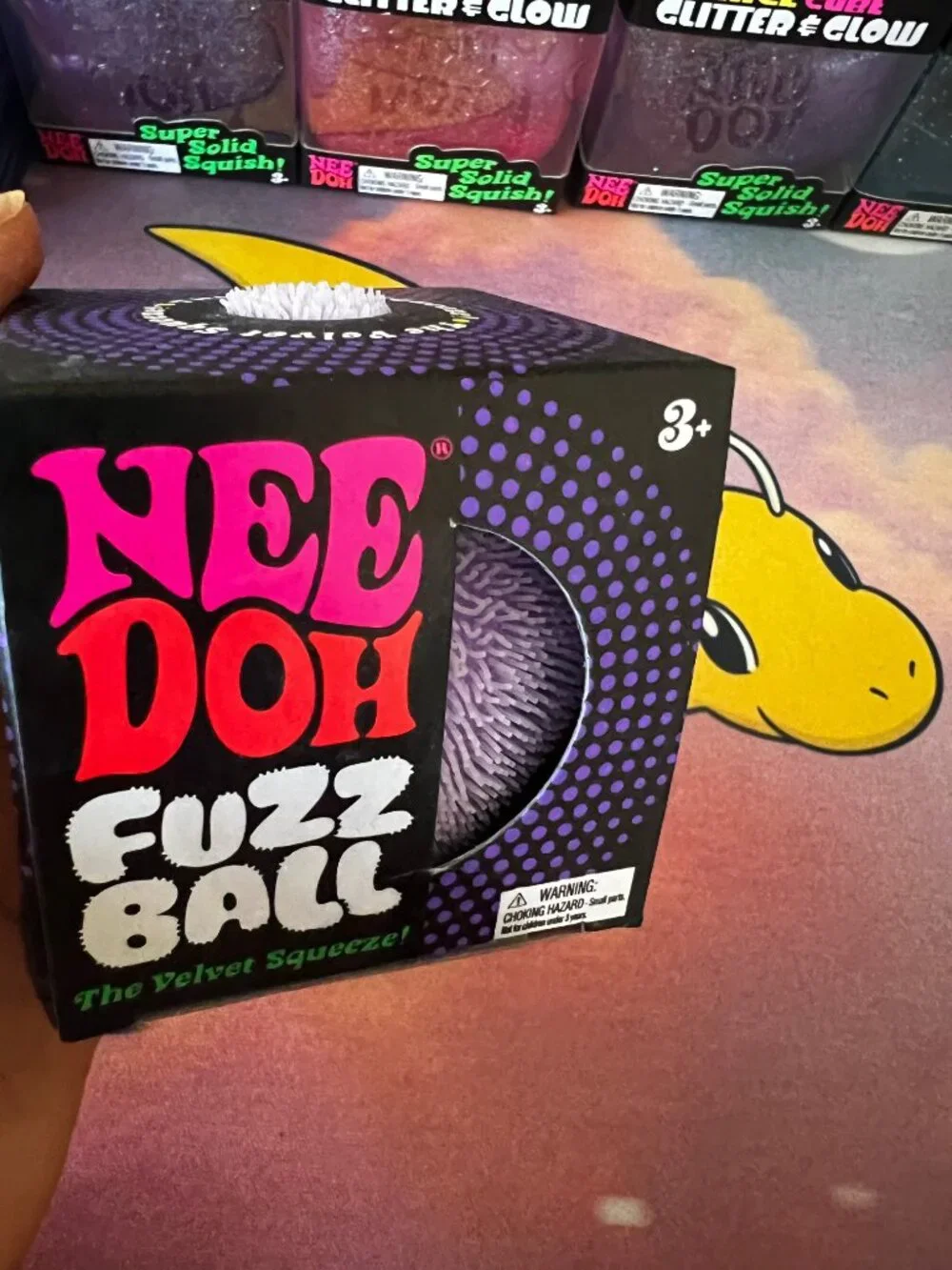 Needoh Velvet Squeeze, Multi Color Set of 4
